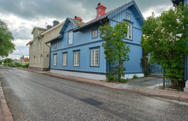 Impressions from the wooden town of Hjo, located at Sweden's second largest lake, the Vaettern, in the province of Skaraborg
