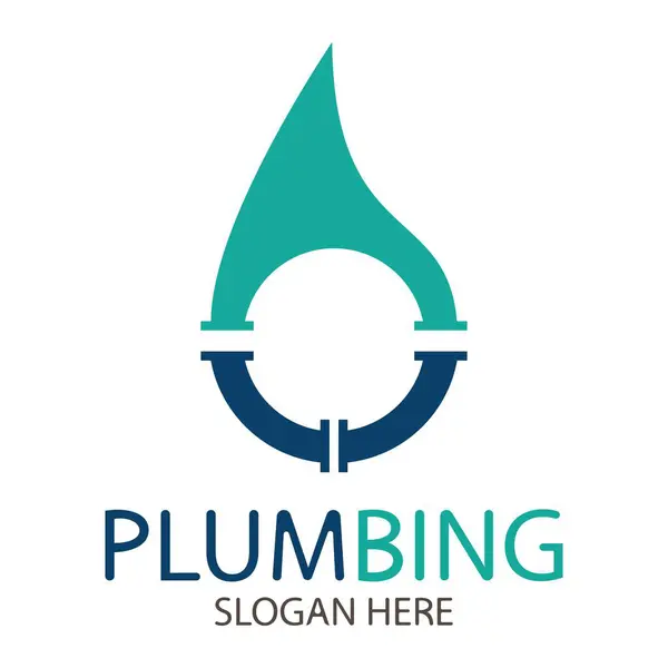 tesisat logosu tasarım vektörü