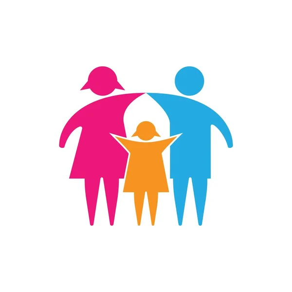 Mutlu aile ikonu baba, anne ve oğul bir arada