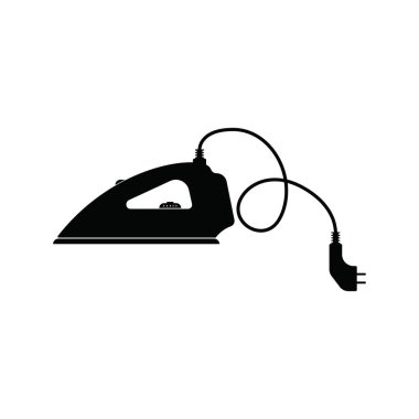 elektrik demir ikon vektör tasarım şablonu