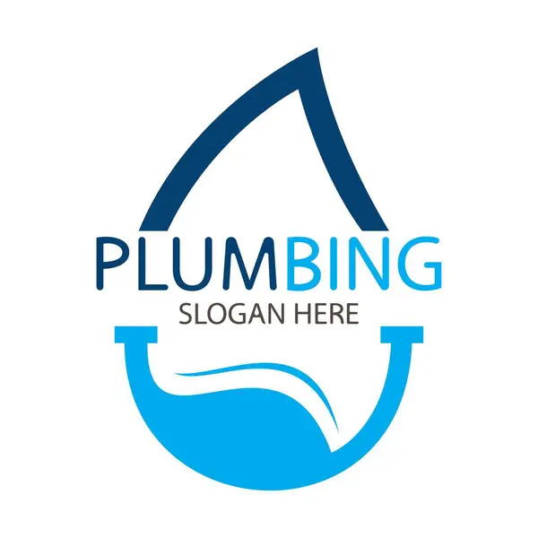  boru su logosu tasarımı vektör çizimi