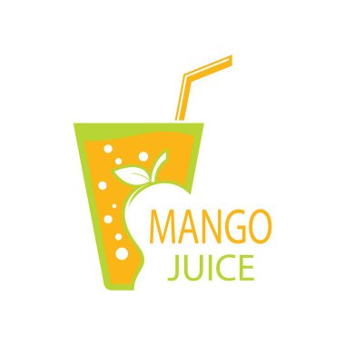 mango suyu logo tasarım vektörü