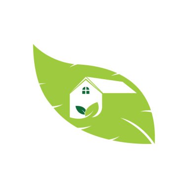 Yaprak Evi Logo Tasarım Vektörü