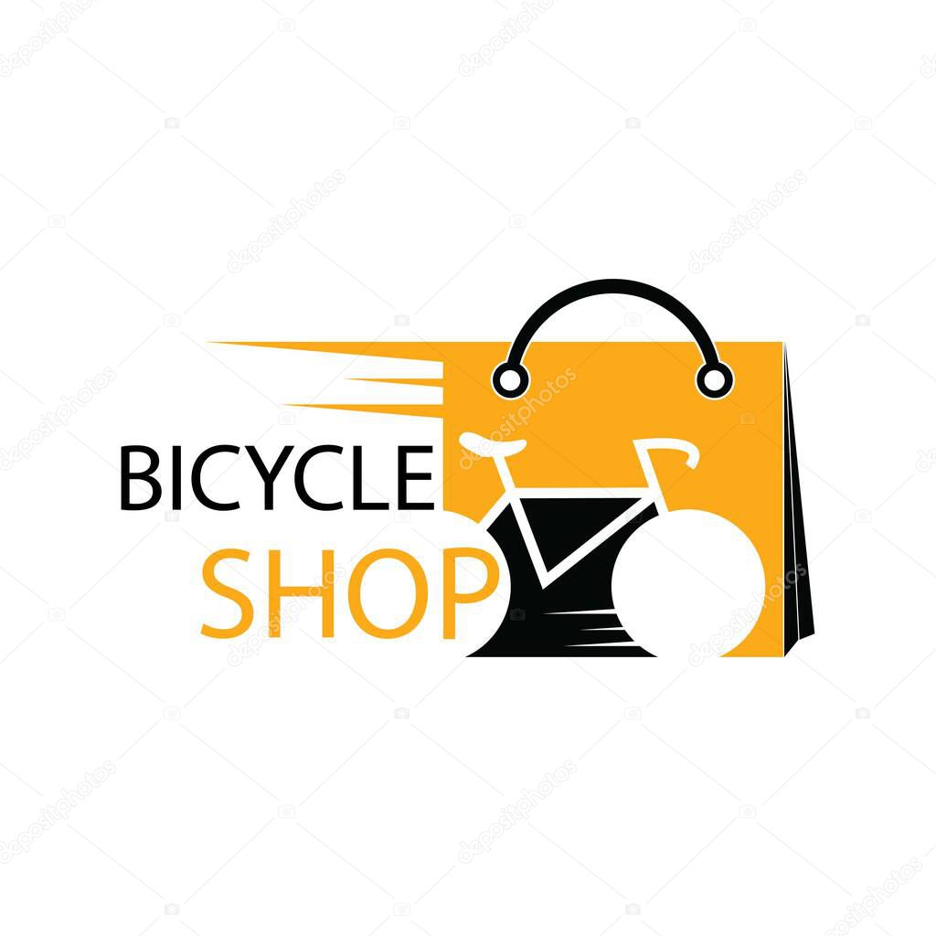Bicycle online shop logo design