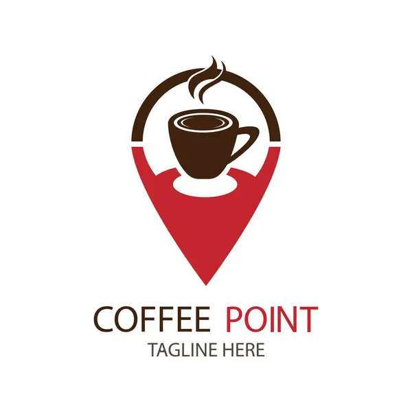  Kahve Noktası Logo Tasarım Şablonu