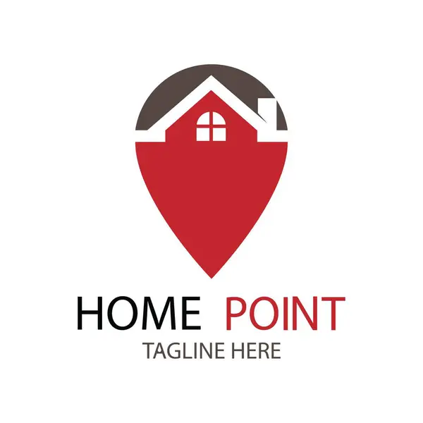 house point logo tasarımı düz stil