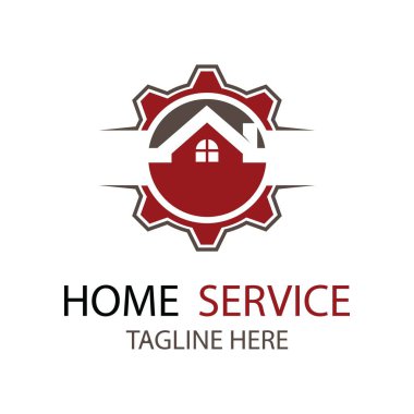 ev onarımı servis logosu tasarımı 