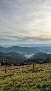 Dağların güzel manzarası