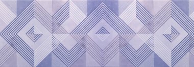 Soyut mozaik geometrik desenli seramik fayans