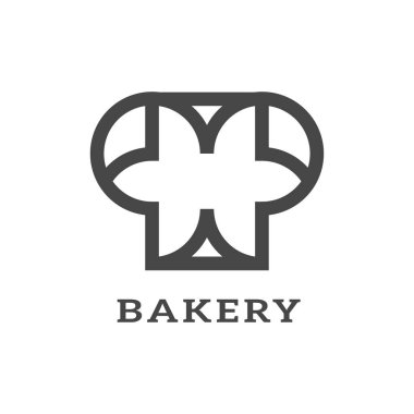 Bussines Fresh & Fancy için fırın logosu tasarımı.