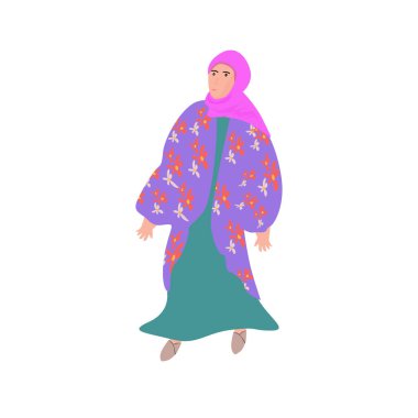 Müslüman kadınlar güzel kıyafetler giyer.