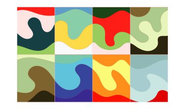 Yaz arkaplanı yaz etkinlikleri için renkli sıvı resimleme