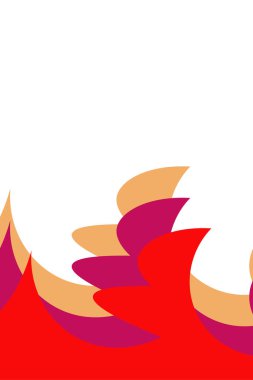 Renkli Sıvı Şekillere sahip Yaz Arkaplan Kümesi