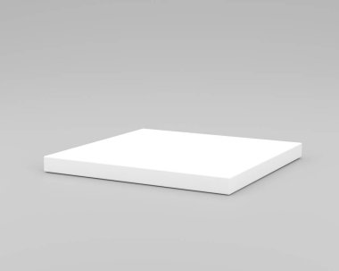 Çok Yönlü Sunumlar için Geometrik Arkaplan Üzerine Gösterişli Beyaz Podyum. 3