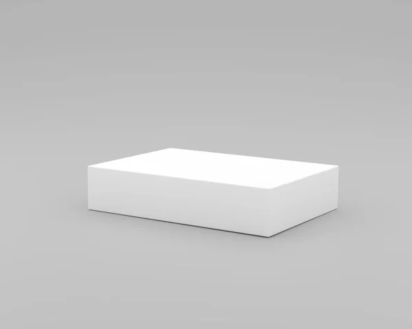 Podio Bianco Minimalista Sfondo Geometrico Presentazioni Prodotti — Foto Stock