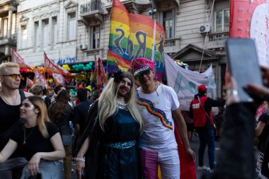 LGBTQ Onur Yürüyüşü, Ulusal Kongre, Buenos Aires, Arjantin, 4 Kasım 2023.