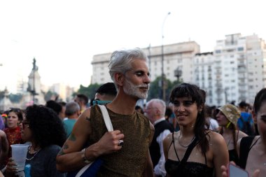 LGBTQ Onur Yürüyüşü, Ulusal Kongre, Buenos Aires, Arjantin, 4 Kasım 2023.