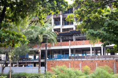 Bina bitkiler arasında inşa ediliyor..