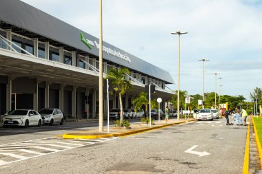 Uluslararası Aracaju Havaalanı Cephesi, Sergipe, Brezilya.