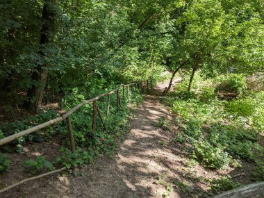 Şehirde terk edilmiş eski bir ev.