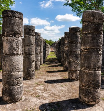 Chichen Itza, Yucatan, Meksika 'daki Antik Maya harabeleri