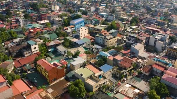 Aerial View Barangay East Rembo Makati City — Stockvideo