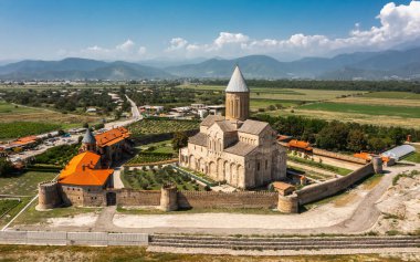 Aerial view of Alaverdi Monastery in Georgia