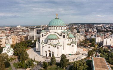 The Temple of Saint Sava in Belgrade clipart