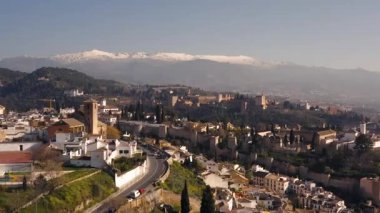 Granada panoramik havadan görünümü