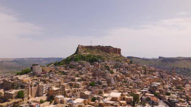 Türkiye 'deki Mardin Şatosu' nun hava görüntüsü