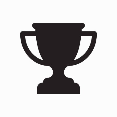 Siyah bir kupa resmi. İzole Vektör İllüstrasyonu