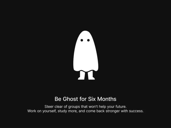 Gráfico Motivação Simples Fundo Escuro Homem Vestido Como Fantasma Gráficos Vetores