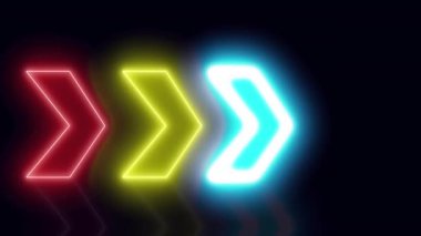 Renkli yıldızlar koyu arkaplanda ışık tüneli animasyonu. 4K Kusursuz Döngü Hareketi Arkaplan Canlandırması.