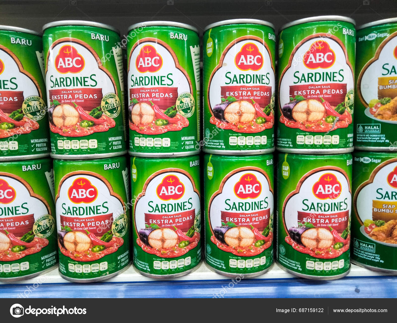 Jakarta November 2023 Abc Sardines One Most Popular Sardine Brands Stock Editorial Photo