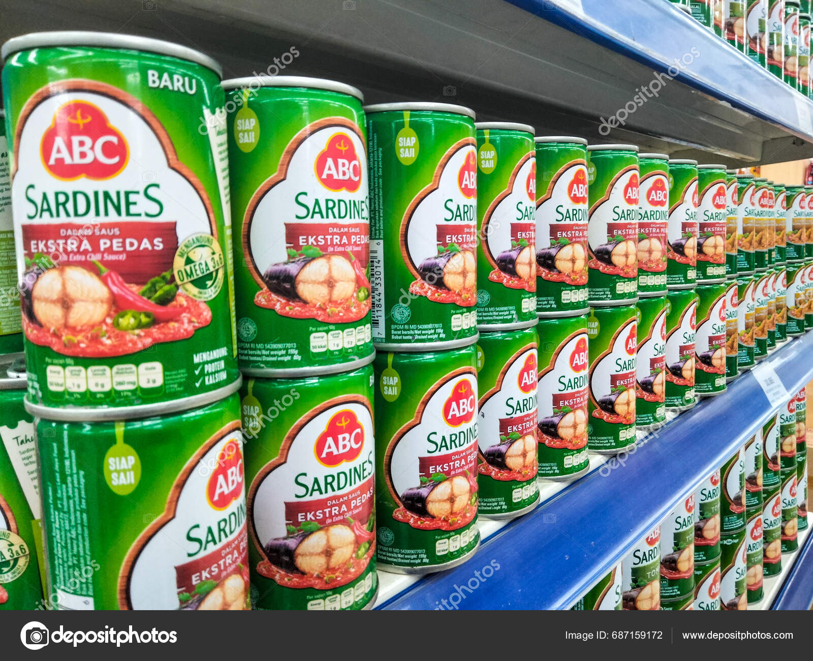 Jakarta November 2023 Abc Sardines One Most Popular Sardine Brands Stock Editorial Photo