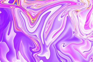 Değişik mor, beyaz ve mavi tonlarda serin mermer şekillerin sanatsallığı ve cesur geçişler.