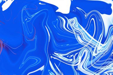 Canlı dokuların gizemini açığa çıkarmak ve mavi sıvı mermer mermer soyut arka plan