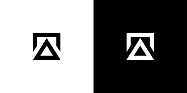 Diseño Moderno Fuerte Letra Iniciales Logo — Vector de stock