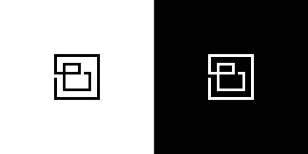 Современный Сложный Дизайн Логотипа Буквы — стоковый вектор