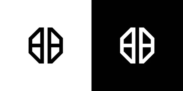 Сучасний Унікальний Номер Ініціали Дизайн Логотипу — стоковий вектор