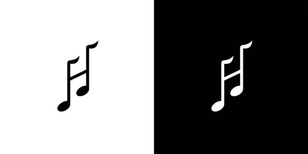 Diseño Moderno Único Del Logotipo Música Letra — Vector de stock