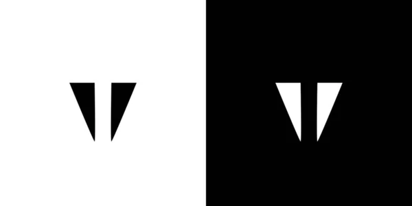Modern Unique Letter Initials Logo Design — Vector de stock