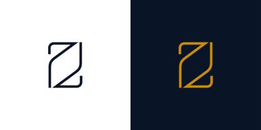 Modern and unique PD logo design 