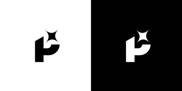 Conception Unique Moderne Logo Étincelle — Image vectorielle
