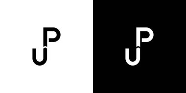 Basit ve modern Yukarı logo tasarımı 3