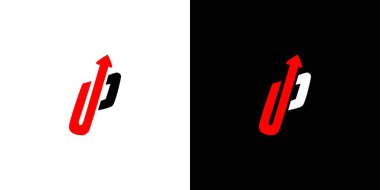 Basit ve modern Yukarı logo tasarımı 5