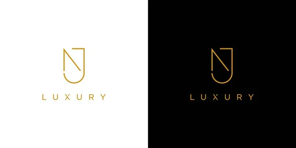 Luxe Modern Logo Design — Stockvector