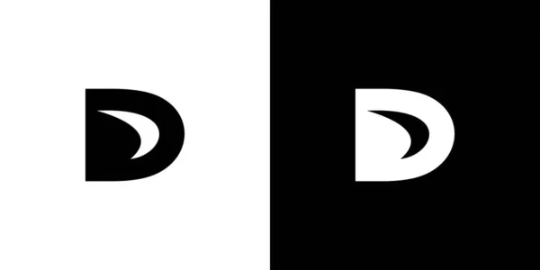 Moderne Unieke Letter Initialen Logo Ontwerp — Stockvector