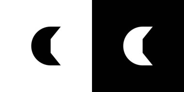 Modern ve güçlü C harfi baş harfleri logo tasarımı 2