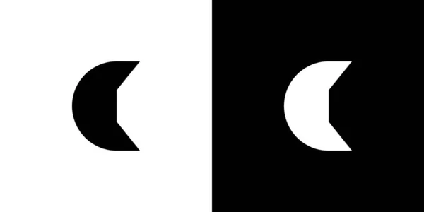 Moderní Silné Písmeno Iniciály Logo Design — Stockový vektor